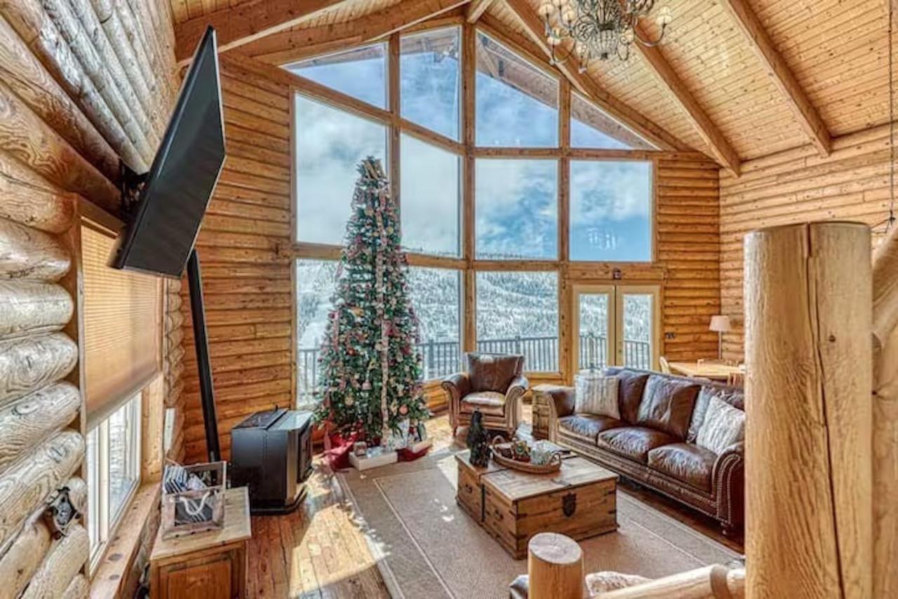 Spectacular Chalet Overlooking The Ski Slopes ブライアン・ヘッド エクステリア 写真